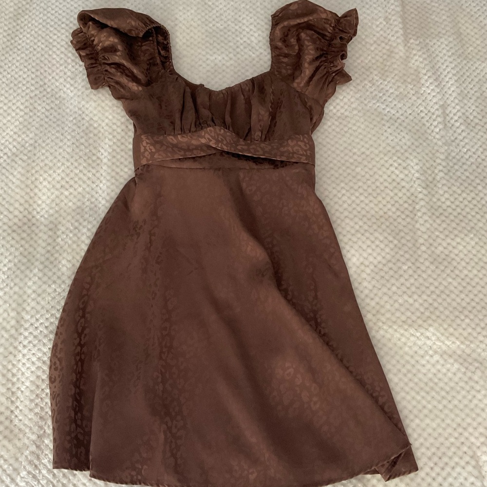 Brown Cheetah Print Dress - from Francesca’s 🤎